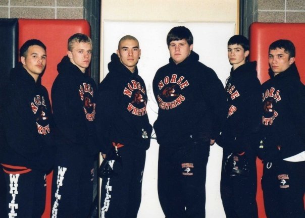 Seniors. Left to Right: Jeff Nelson, Ryan Michelson, Cyrus Getts, Nathan Semb, Tom Guenther, Eric Kulig