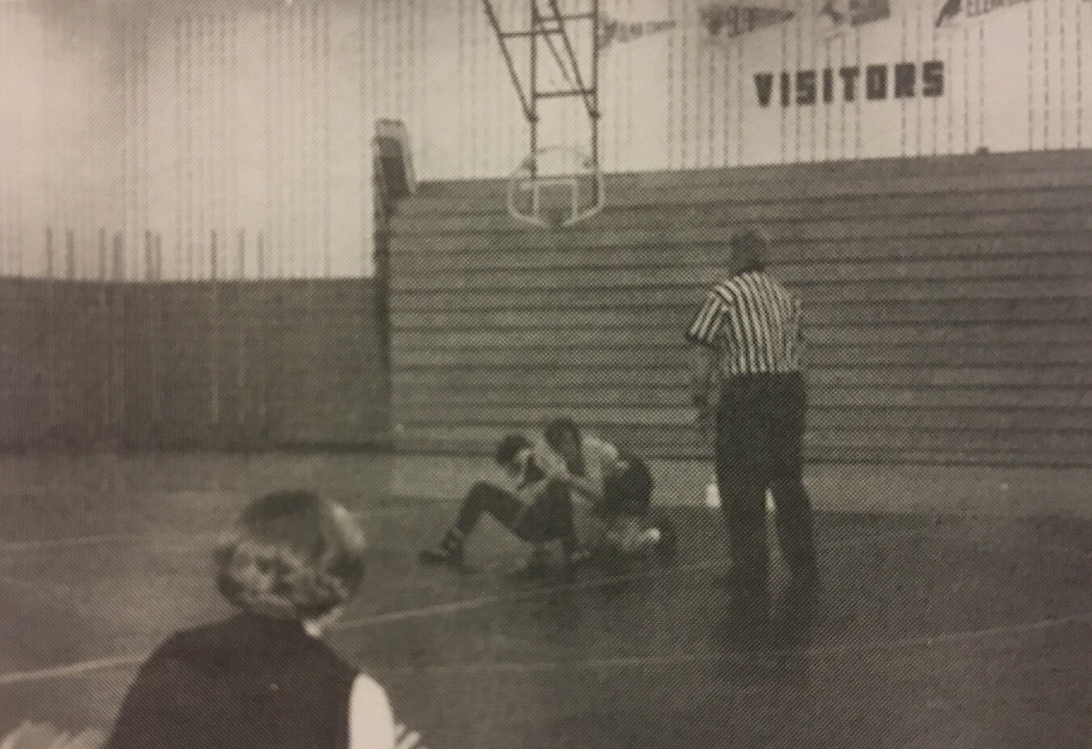 Troy Guenther in a scramble. 