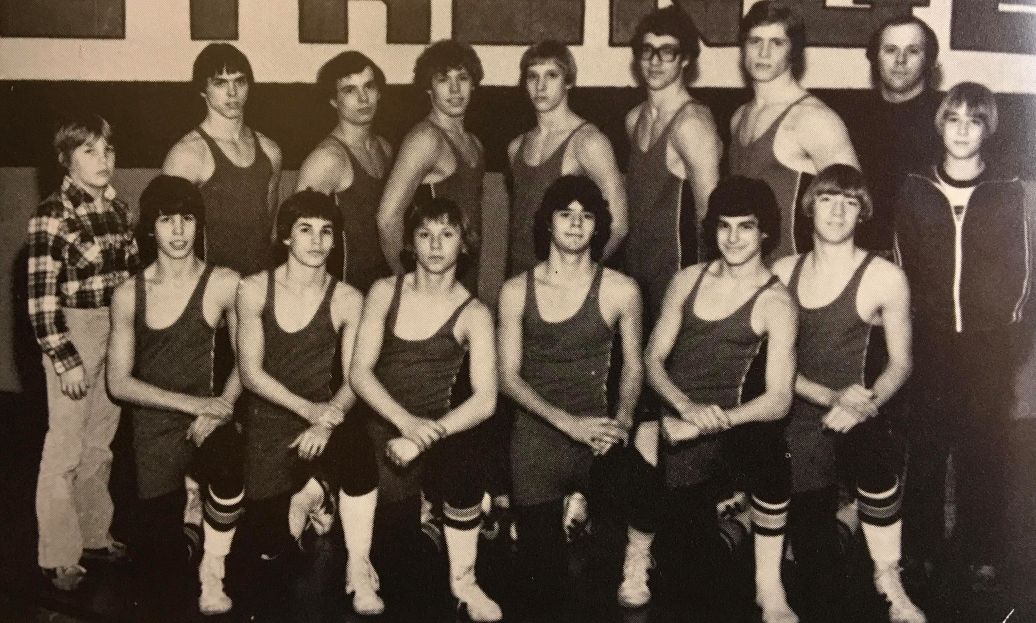 1980-1981 Whitehall Norsemen Wrestling Team Photo
