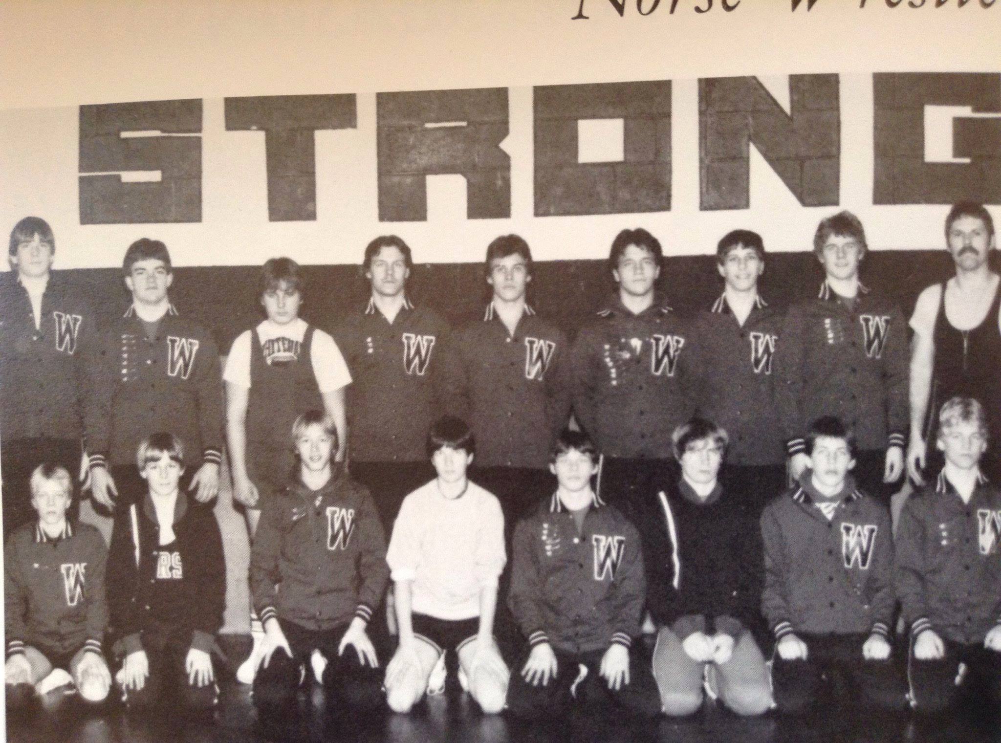 1985-1986 Whitehall Norsemen Wrestling Team