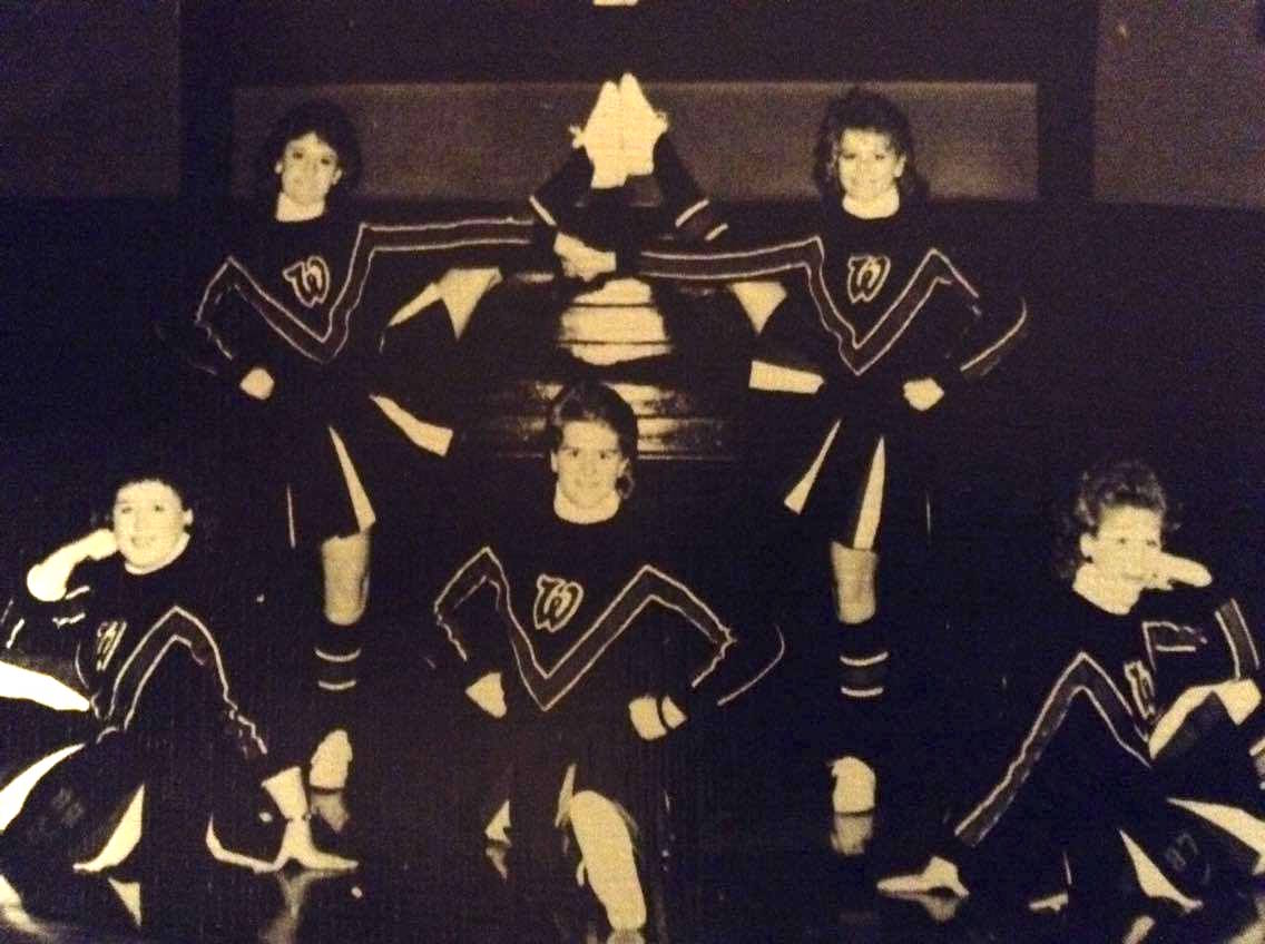 1986-1987 Norse Wrestling Cheerleaders.
