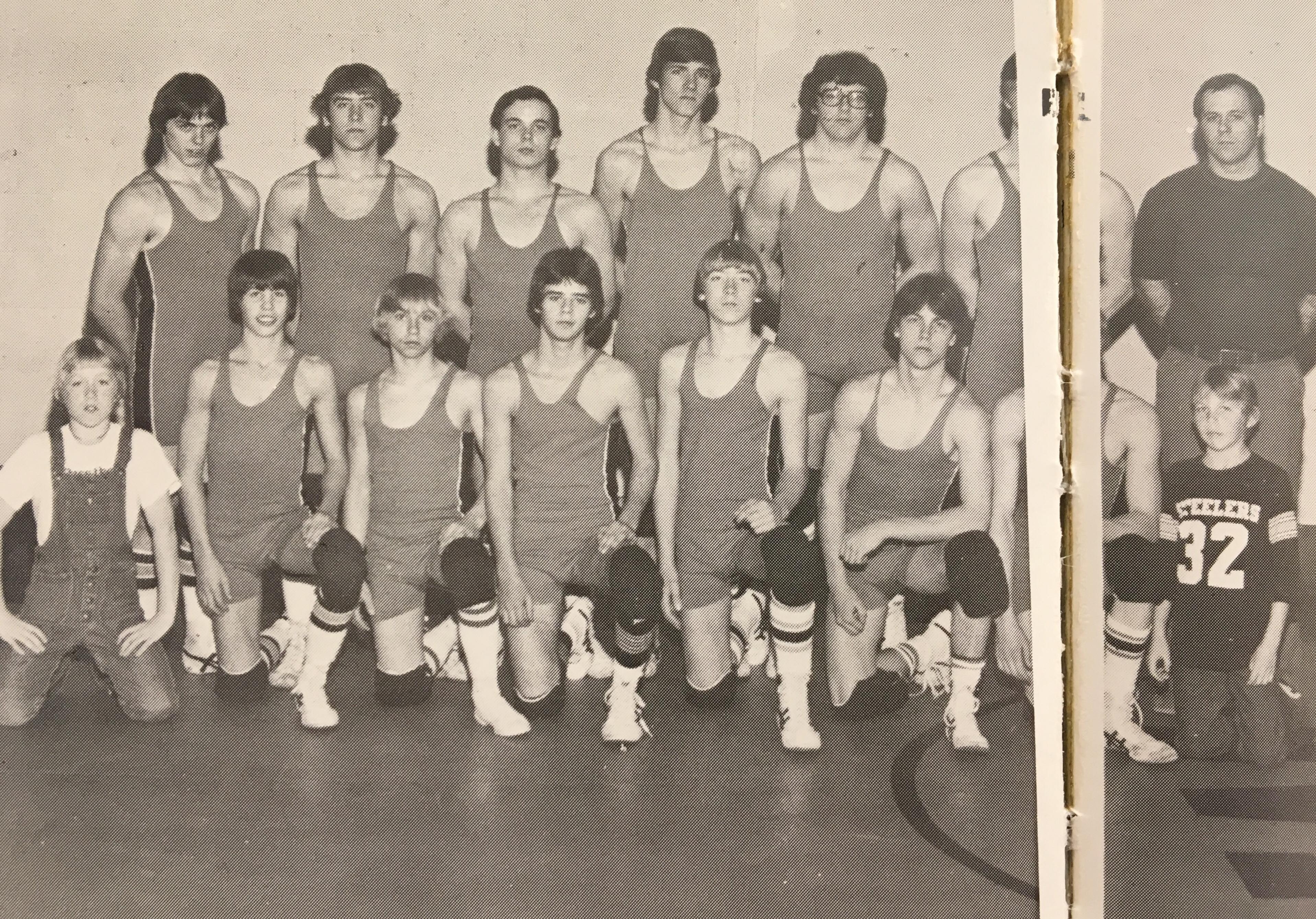 1979-1980 Whitehall Norsemen Wrestling Team Photo