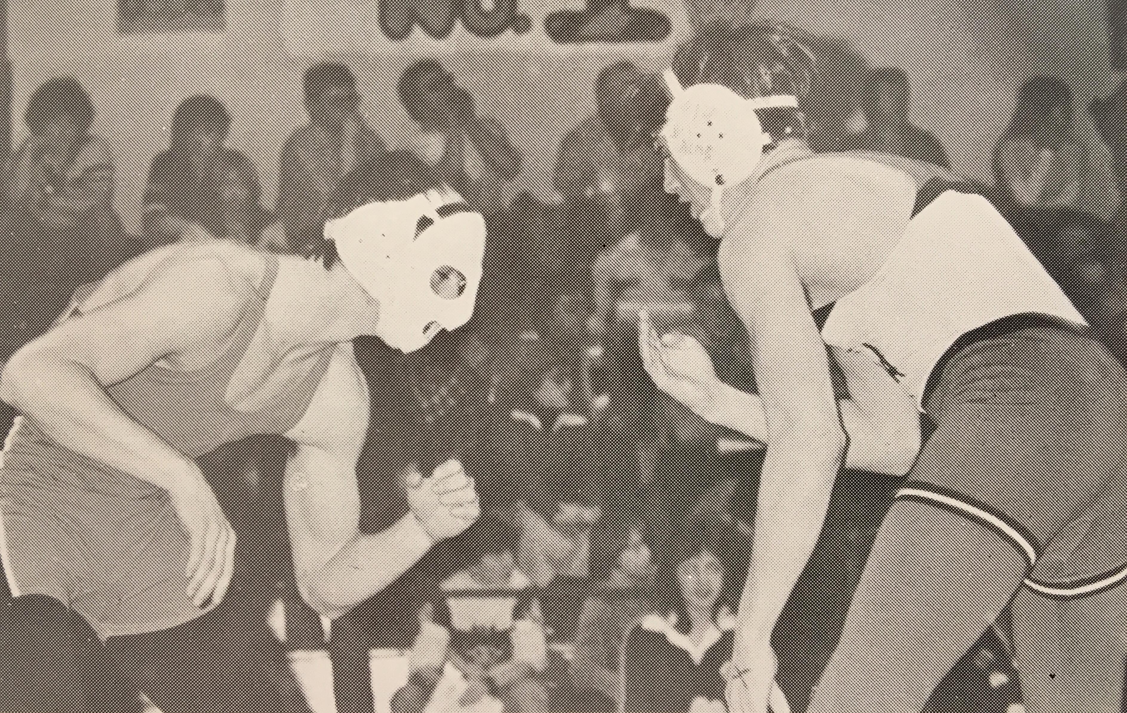 Gary Steinke (left) was a hammer in the area, taking the Dairyland Conference championship this season.
