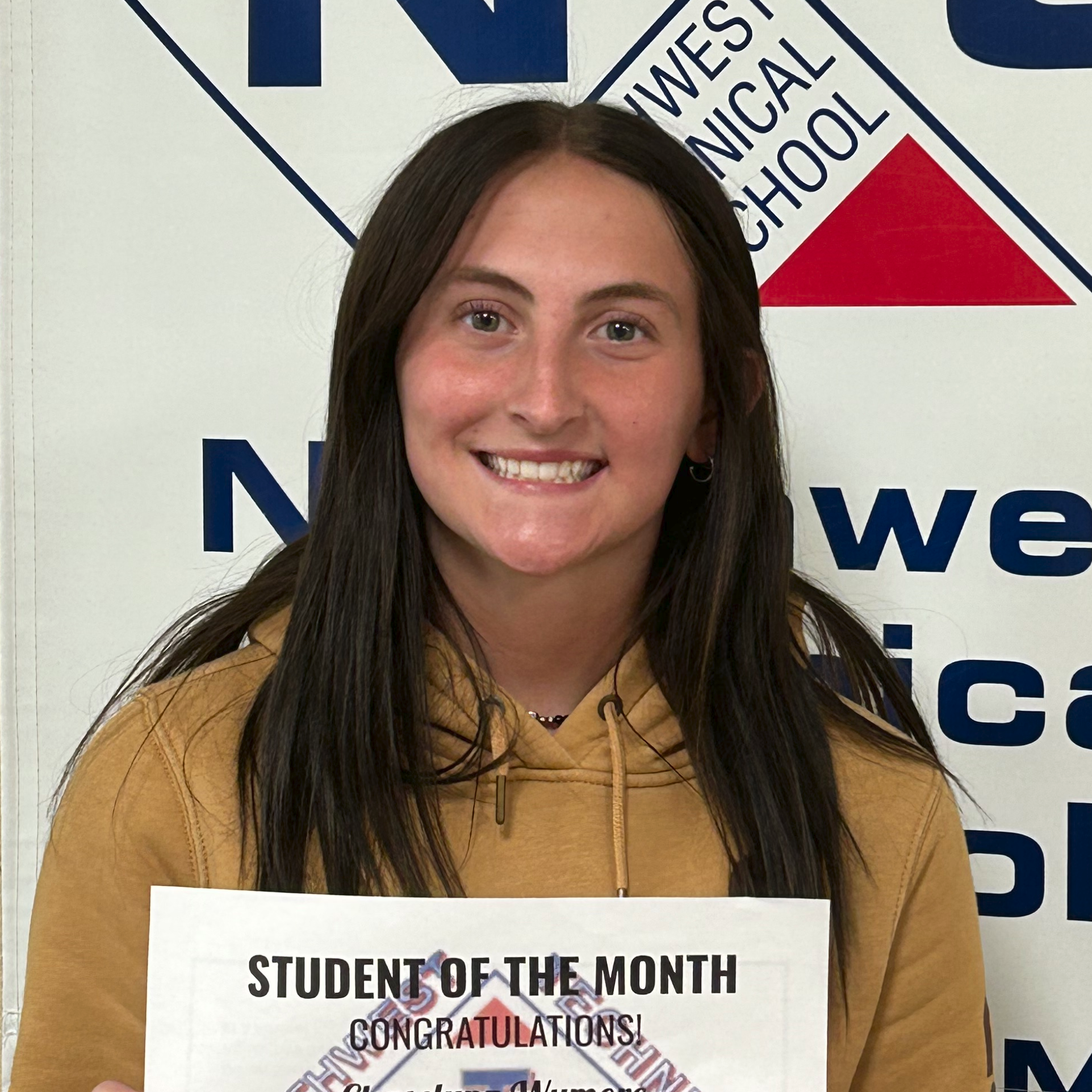 Chaselynn - NTS October Student of the Month