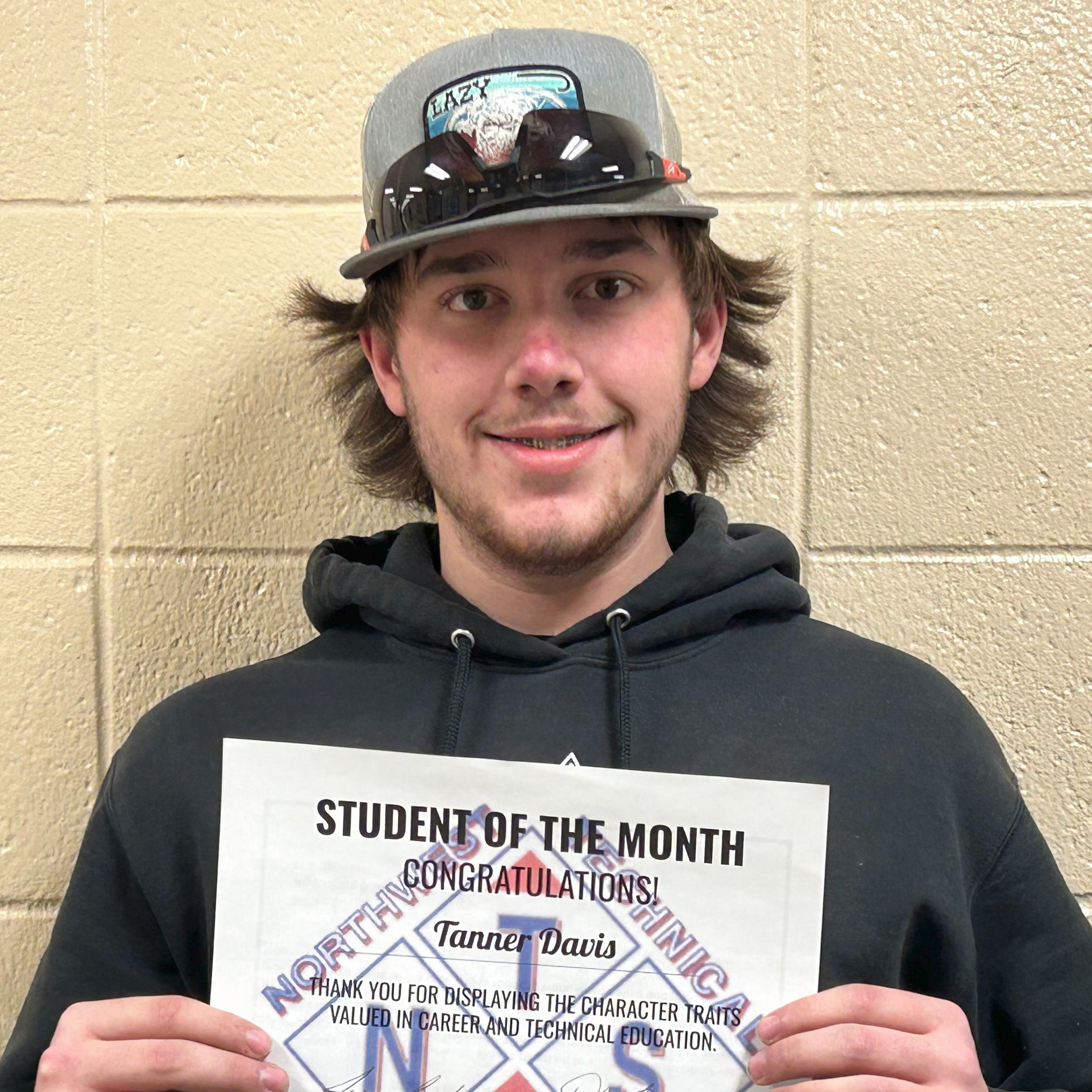 Tanner - NTS December Student of the Month