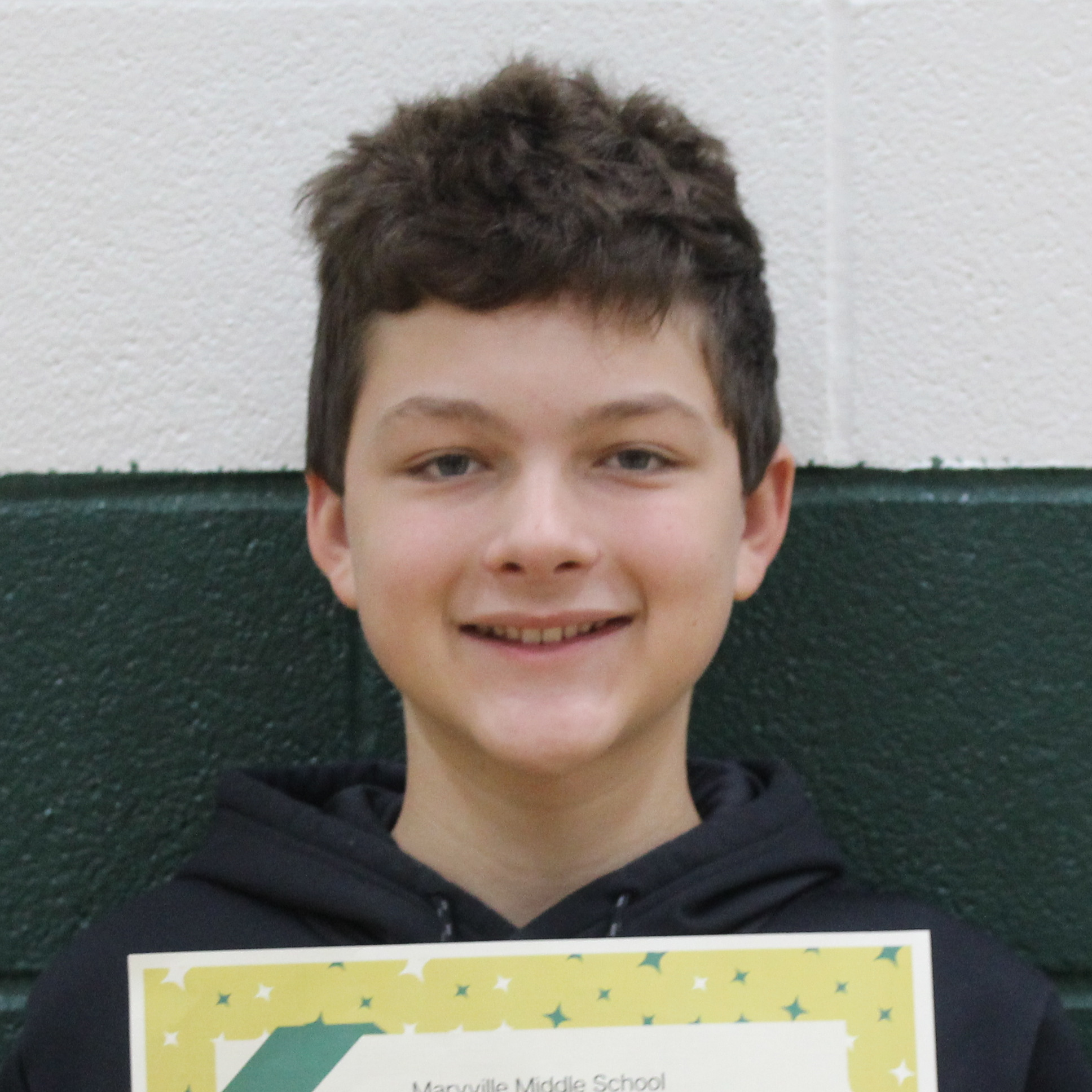 Austin - MMS 6th Grade October Student of the Month