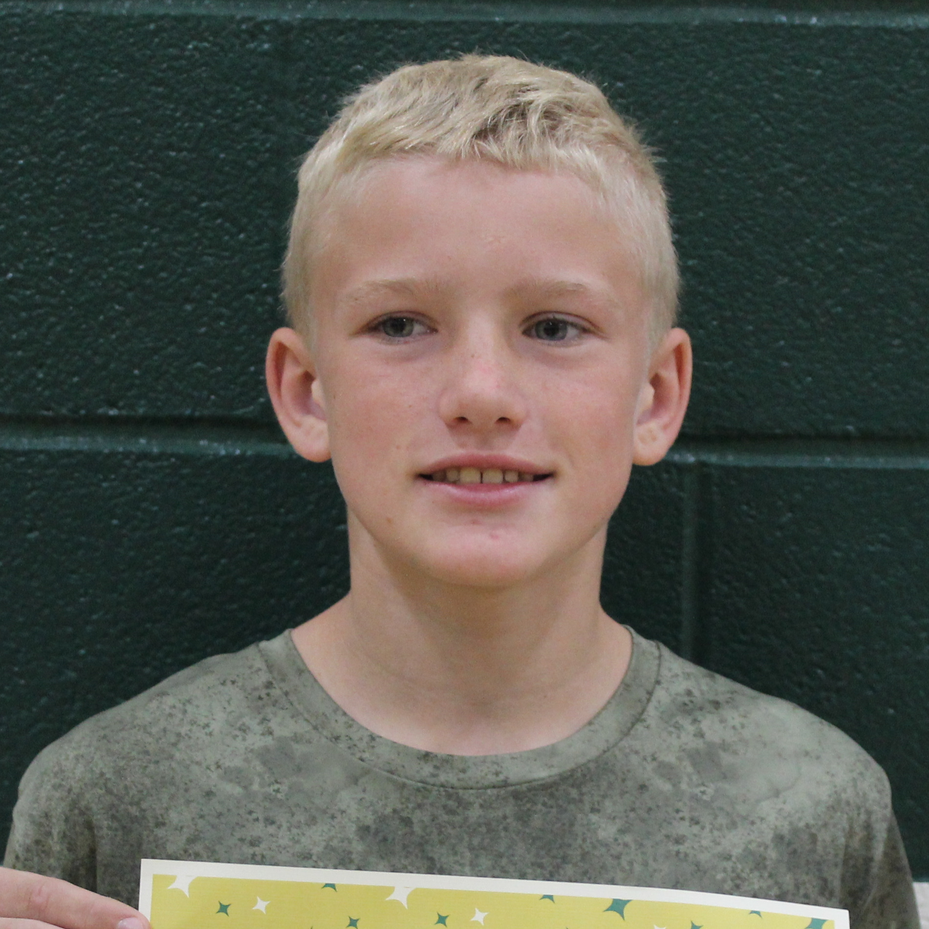 Korbin  - MMS 7th Grade October Student of the Month