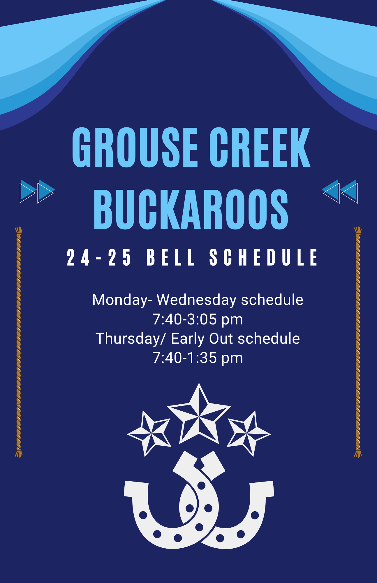 Grouse Creek Bell Schedule 