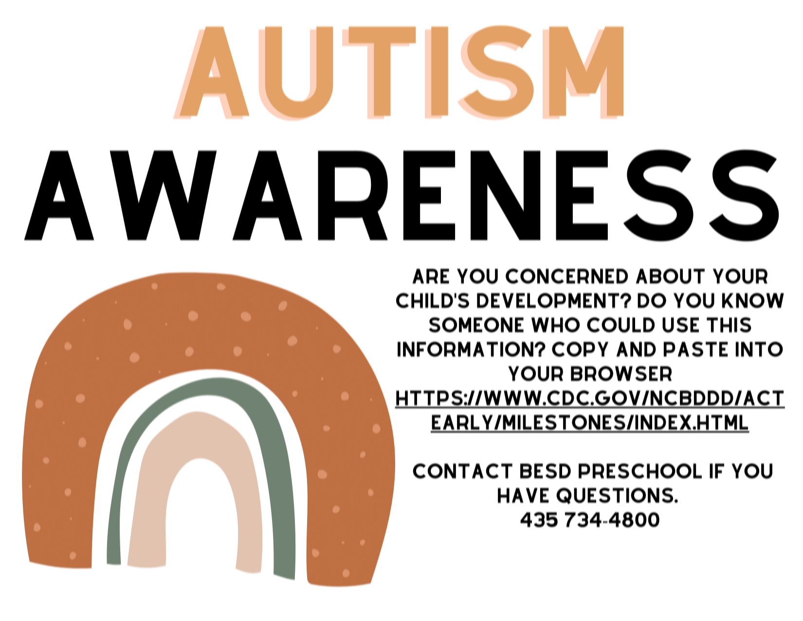 Image that says Autism  Awareness 