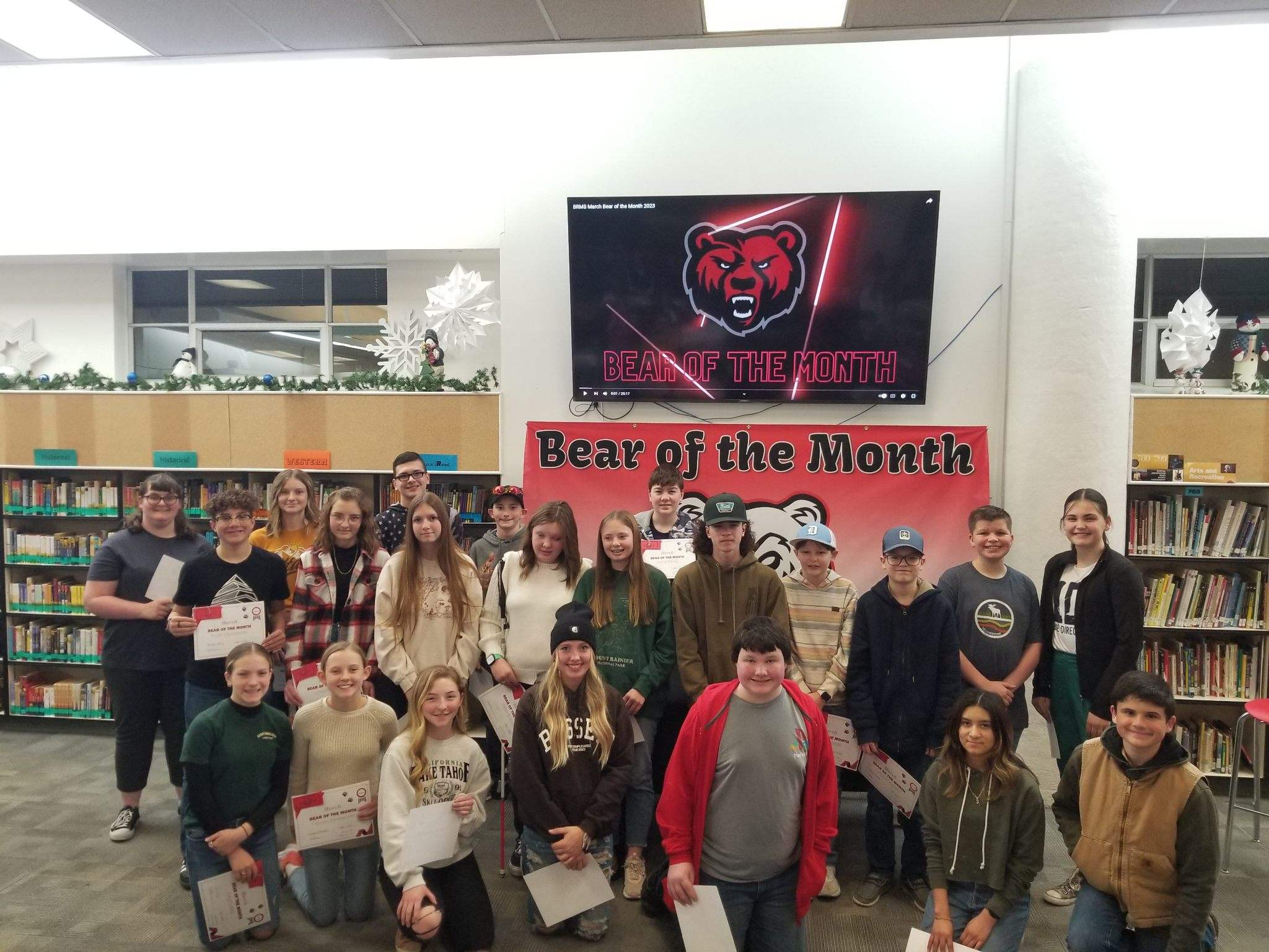 October and November Student's of the Month