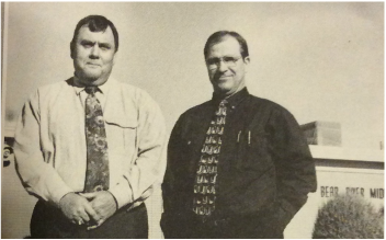 Karl Star and Calvin Bingham in the 1990s photo
