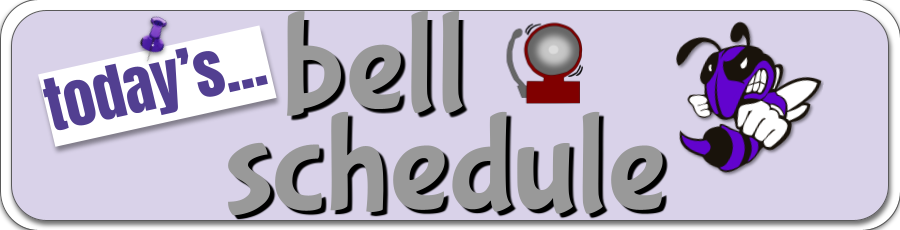 today's bell schedule