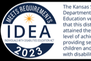 Congratulations, USD 306 has been assigned a Meets Requirements level of determination (LOD) through the IDEA State Performance Plan Report for FFY 2020. “Meets Requirements” is the highest status level for district IDEA level of determination. The district earned this LOD by meeting substantial compliance on all compliance State Performance Plan (SPP) district-level indicators, including the timely submission of accurate data. The district may access this report and the District Expanded report at www.ksdetasn.org and clicking the Current Kansas APR Reports link in the left menu bar. As a result of the district’s Meets Requirements LOD for FFY 2020, USD 306 is eligible for a number of fiscal and program rewards, which are listed in the district’s Kansas APR Expanded Report. The following summary provides additional information regarding these rewards, including status updates or timelines by which rewards may be accessed. Please review this information and note available rewards for the district. ● This letter is written notification of the district’s Meets Requirements LOD for the special education director, superintendent and local school board president though the official notification of the district’s LOD status is provided in the IDEA State Performance Plan Report for FFY 2020 , provided on April 25. 2022, through the Current Kansas APR Reports link located in the left menu bar of the www.ksdetasn.org home page. ● KSDE recognizes that achievement and continuation of a Meets Requirements LOD requires quality leadership and appropriate knowledge of IDEA requirements and best practices. Therefore, as a reward for achieving Meets Requirements an additional stipend to support professional learning opportunities for district leadership is made available to the district through the TIP application process and budget. ● Achieving a Meets Requirements LOD is an accomplishment to share with other stakeholders and acknowledge for your leadership and staff. KSDE provides a recognition banner districts may place on websites or other publications of the district. ● The district may use the 50% Maintenance of Effort reduction. As a district achieving Meets Requirements LOD, the district, or LEA as applicable, may be eligible for taking an MOE Adjustment of up to 50% of an LEA’s increase in federal IDEA Part B Section 611 and 619 funding, for the purposes of meeting IDEA Maintenance of Effort eligibility and compliance requirements. Congratulations again on achieving the Meets Requirements LOD for FFY 2020 and your continued efforts toward improving the outcomes for Kansas students.   Sincerely, Bert Moore, Director Special Education and Title Services