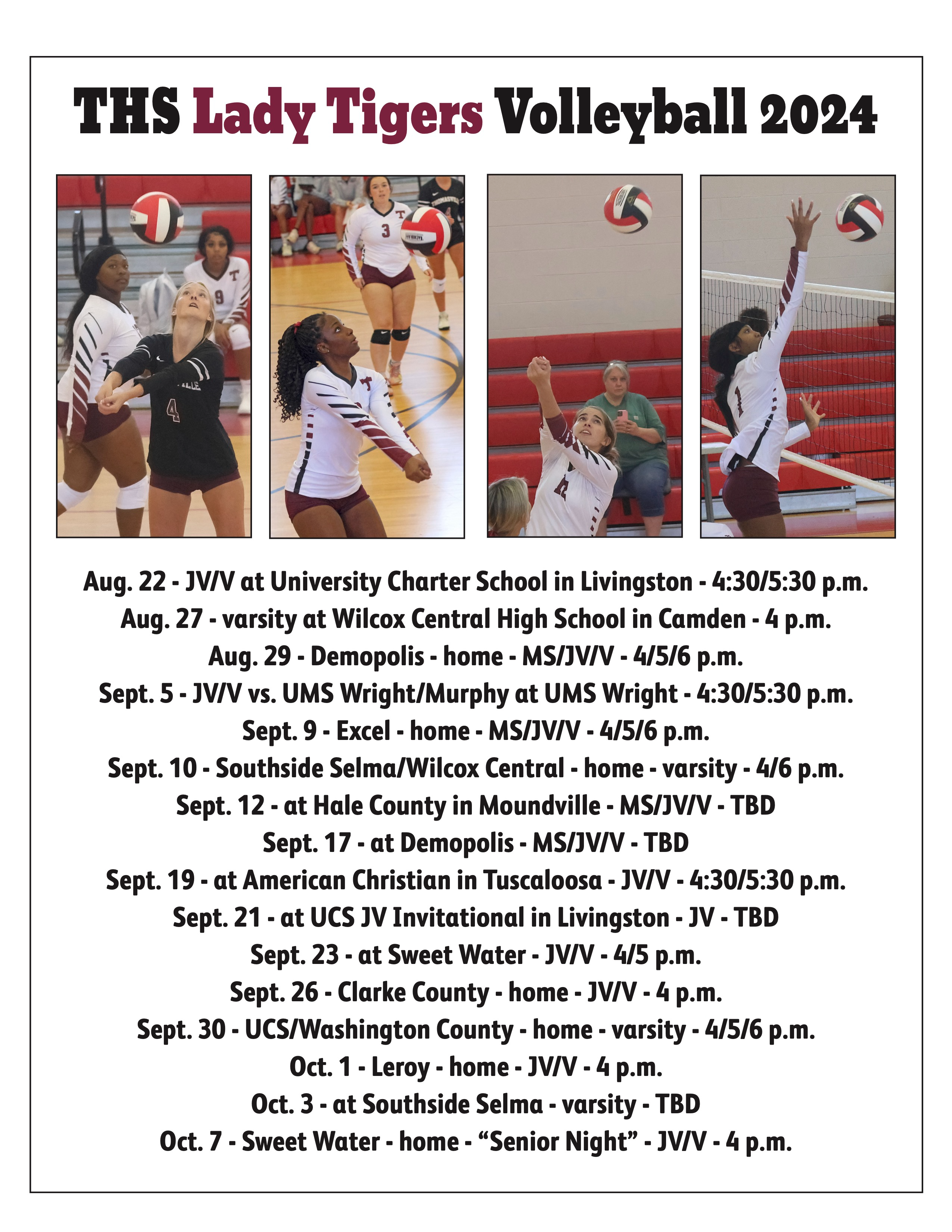 2023 volleyball schedule