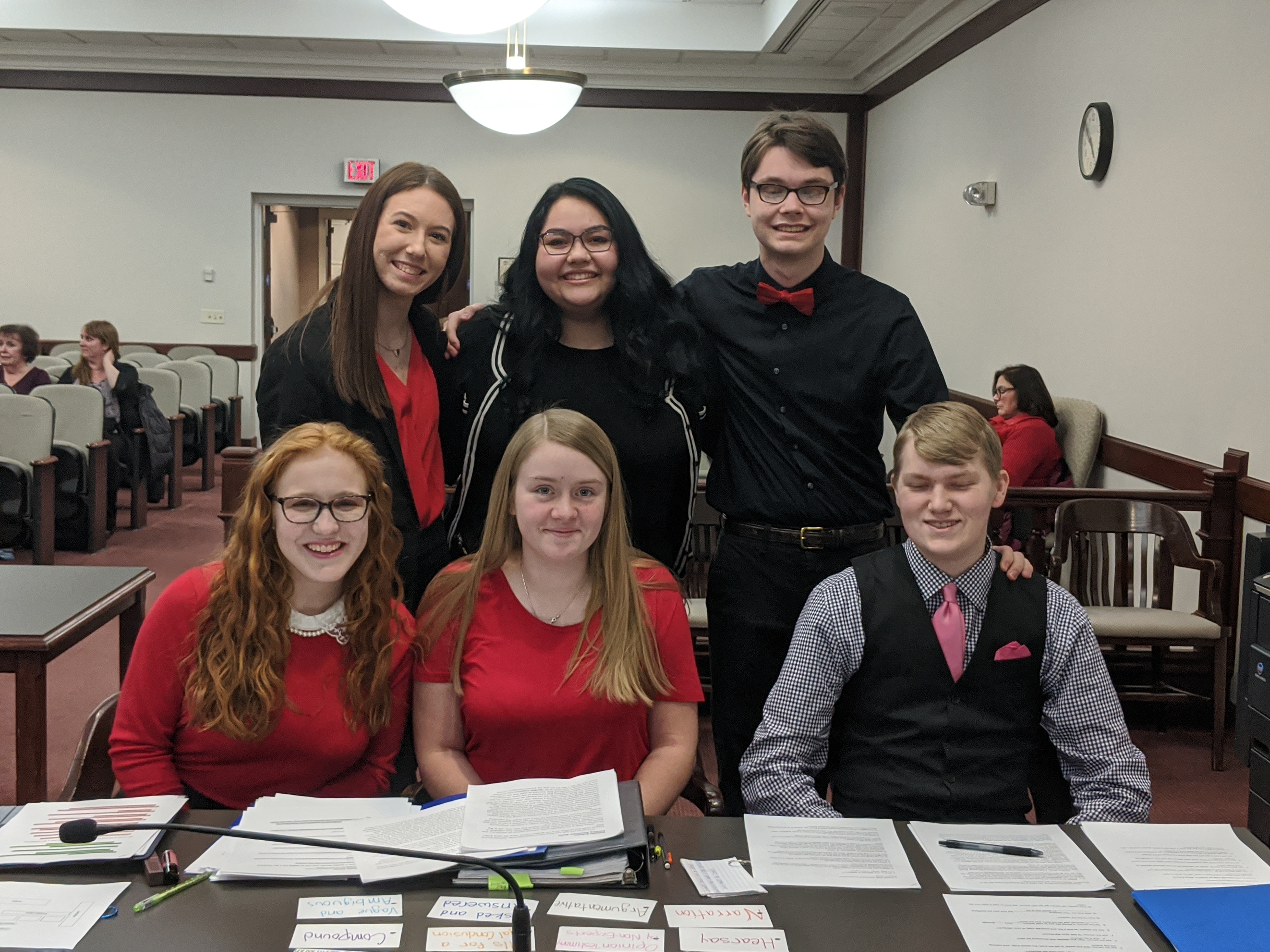 Mock Trial Team - March 2020