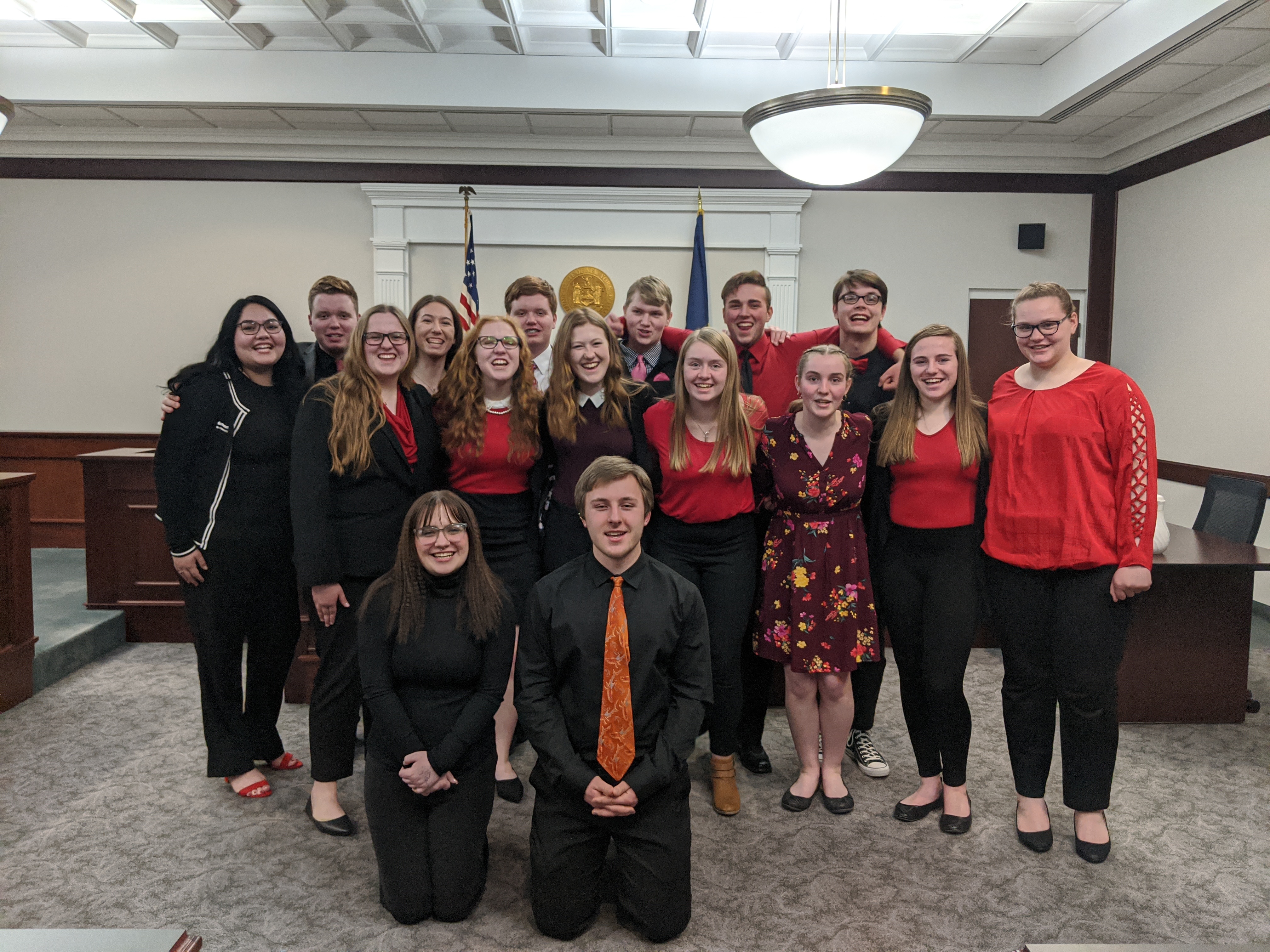 Mock Trial Team - March 2020