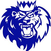 warner logo. blue and white lion