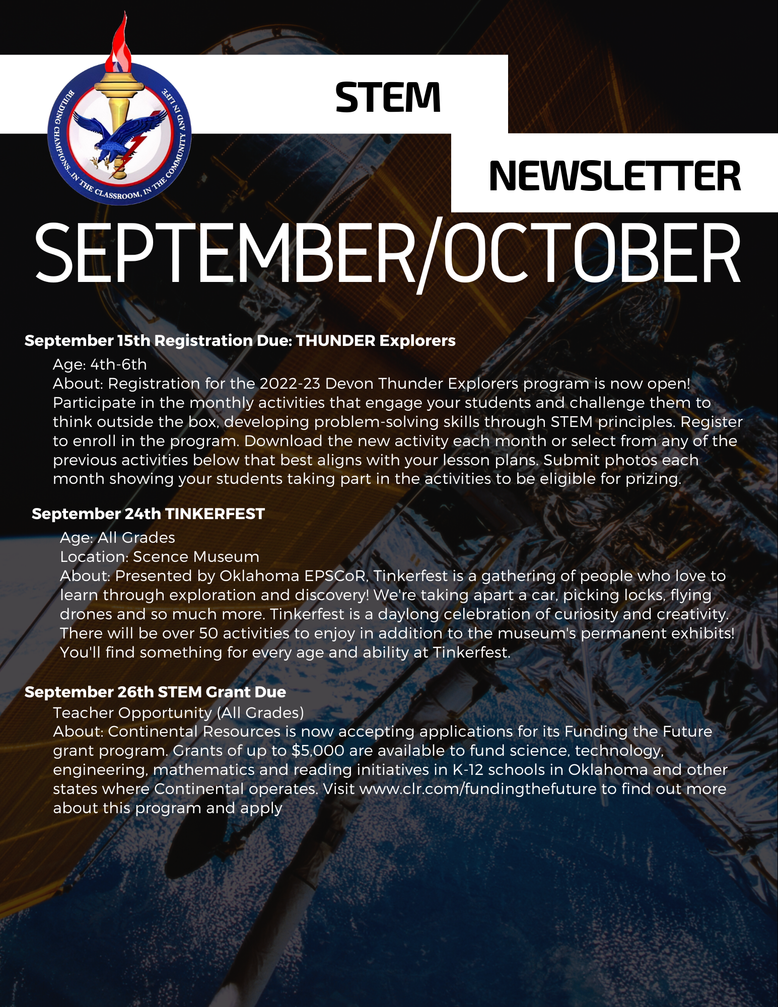 newsletter part one