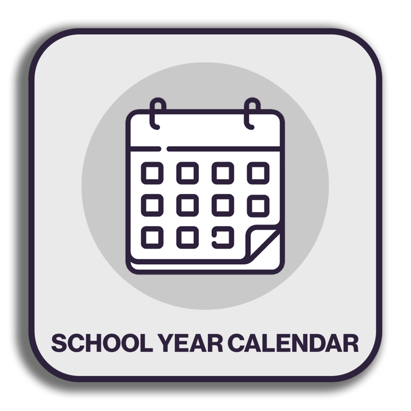 School Year Calendar Button