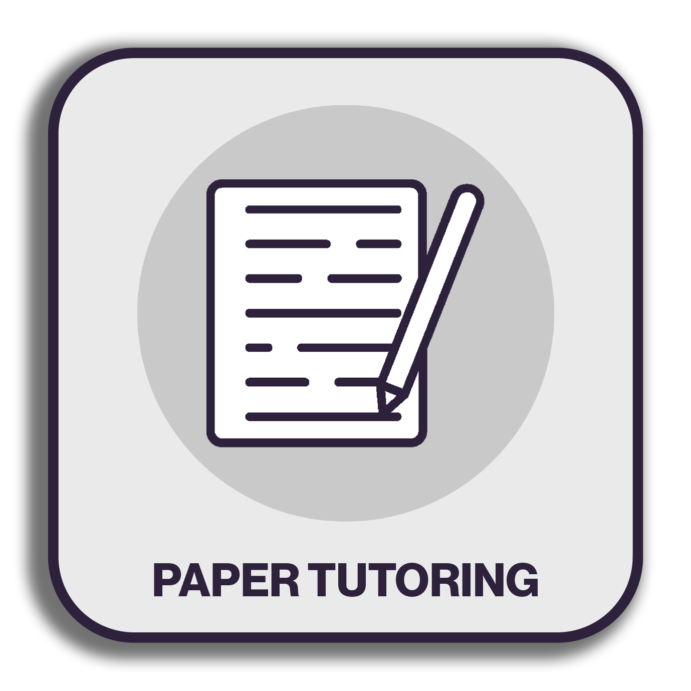 Paper tutoring icon