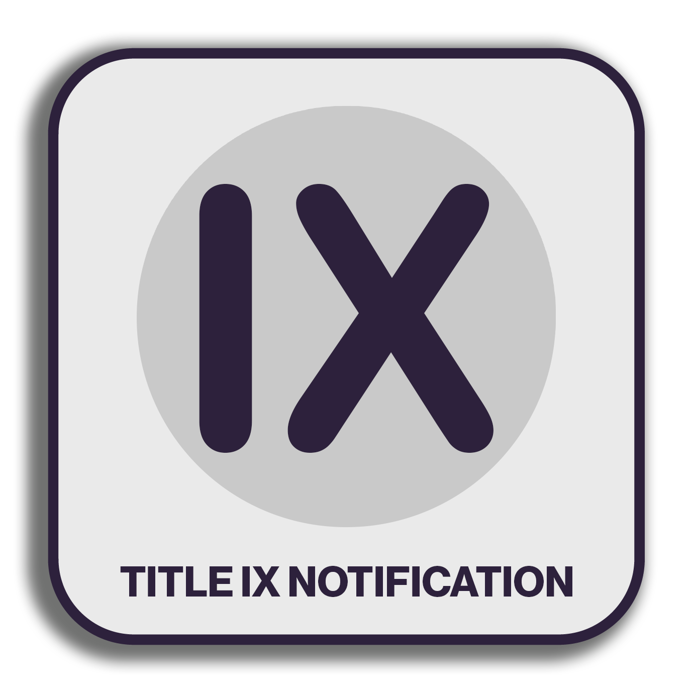 Title IX Notification