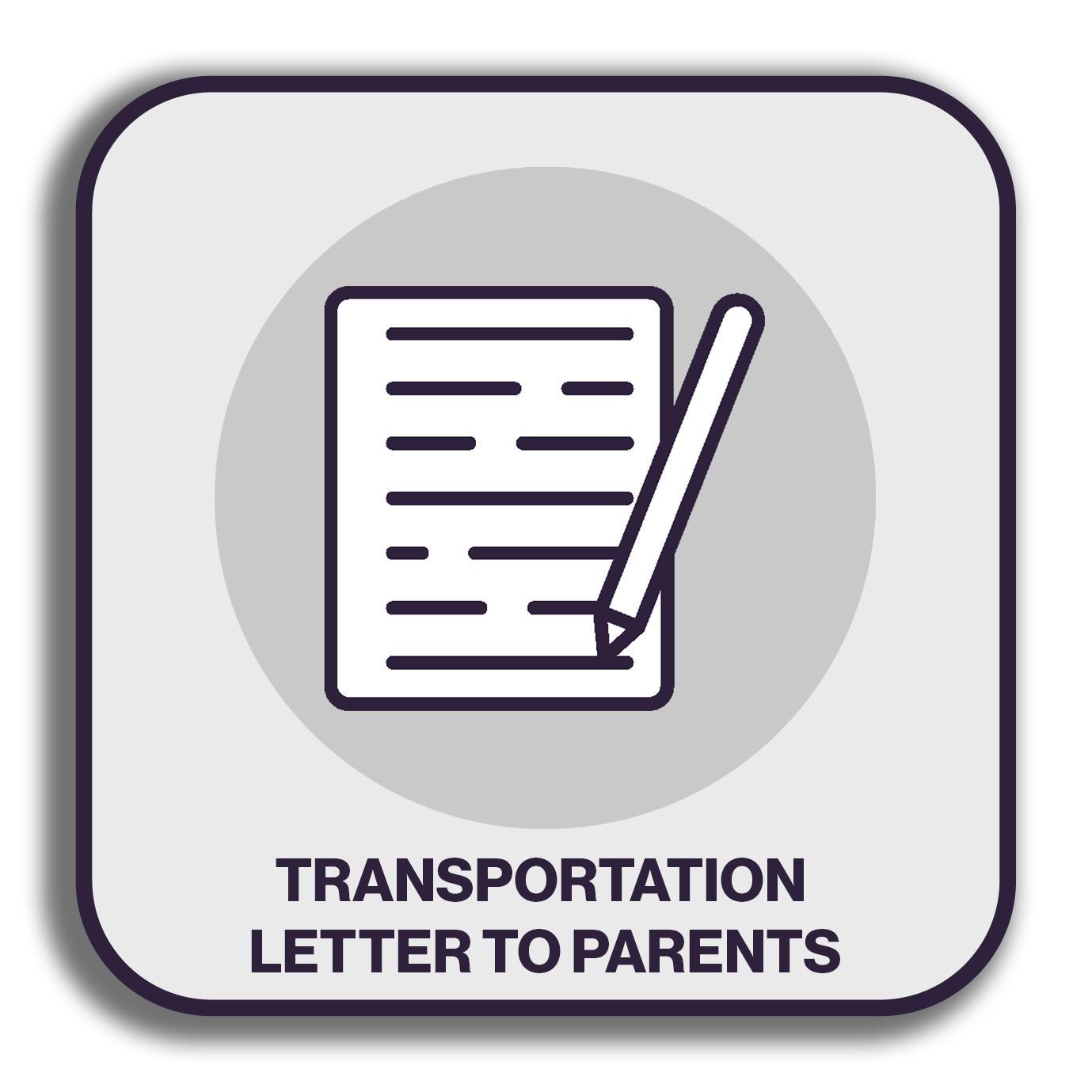 Transportation Letter to Parents