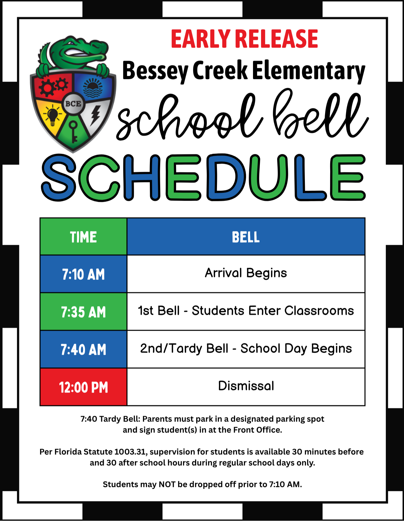 ER Schedule