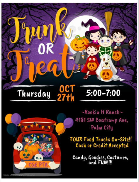 Trunk or Treat | Citrus Grove Elementary School