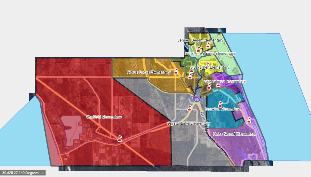 Map of CGE zone