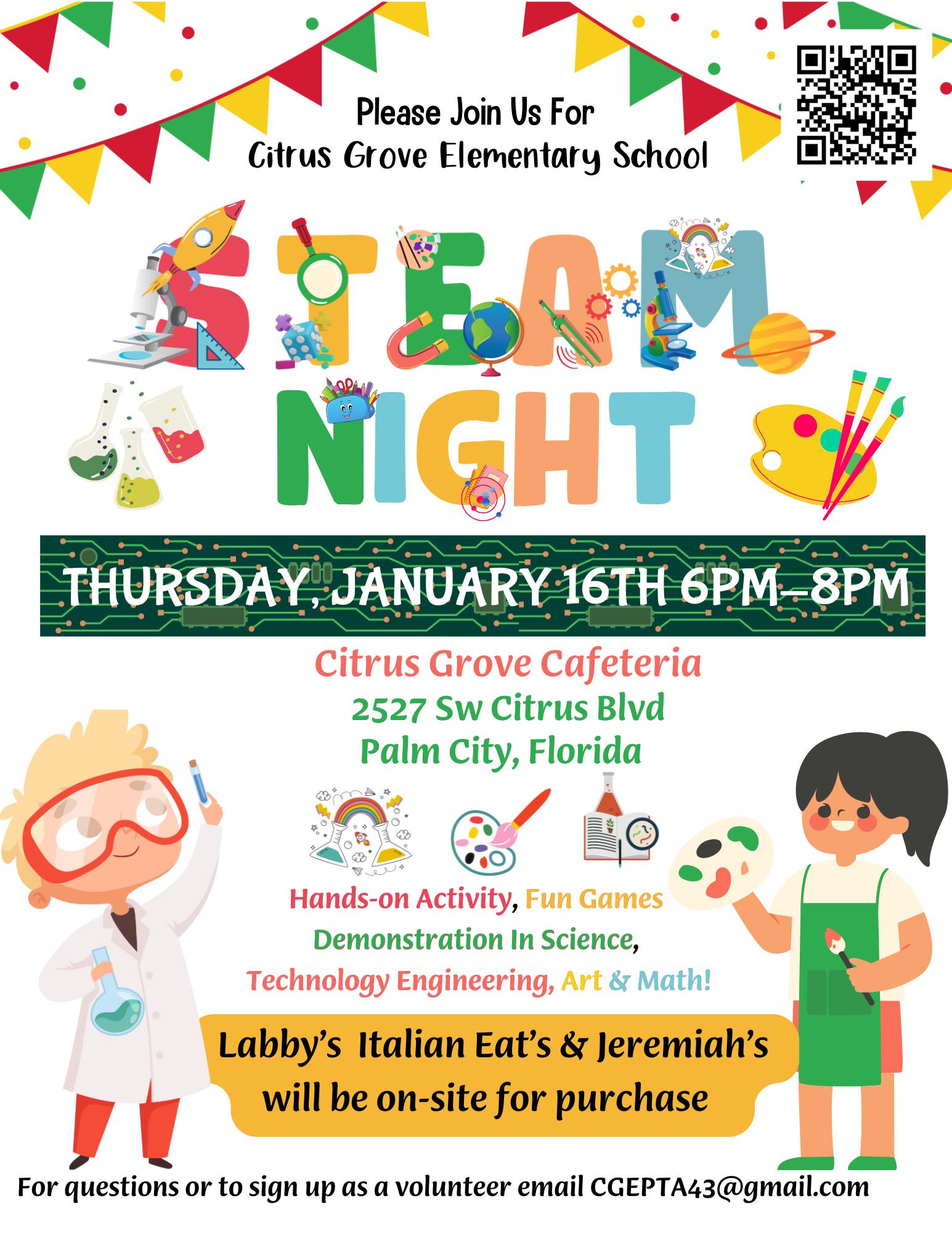STEAM Night at CGE