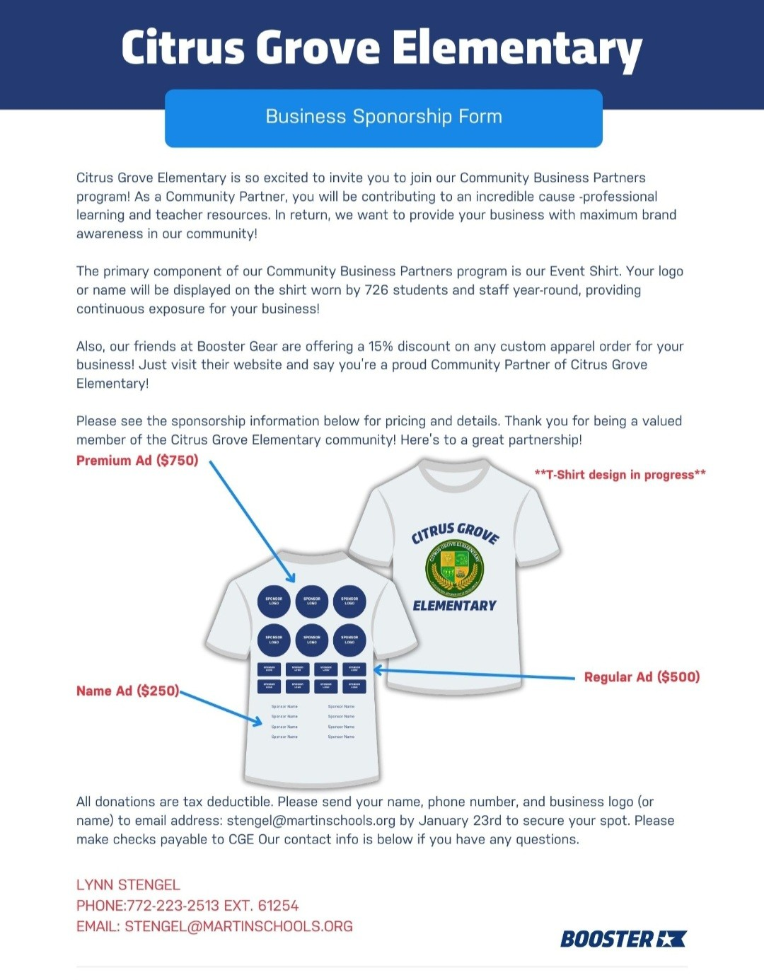 Fun Run Shirt info