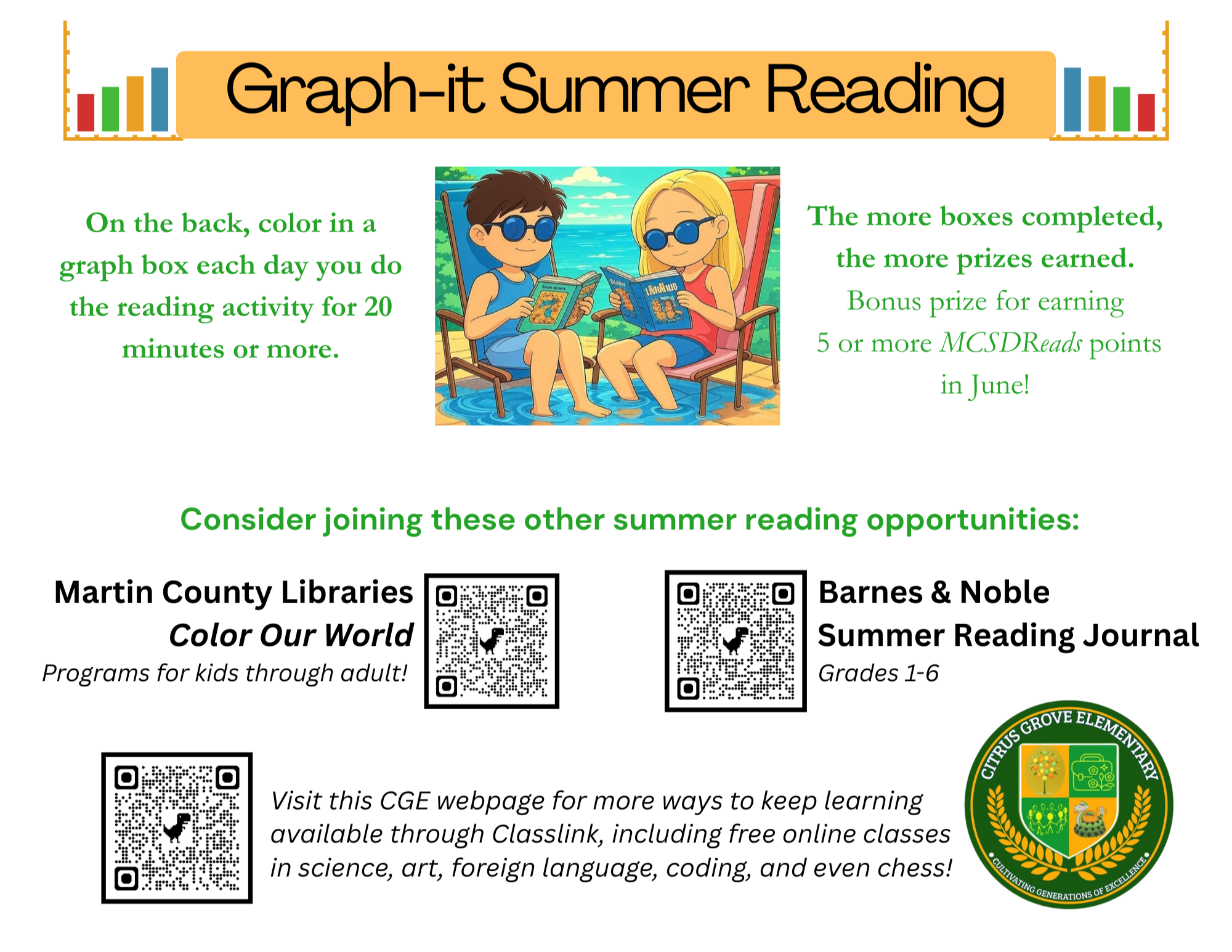 Summer Reading front page