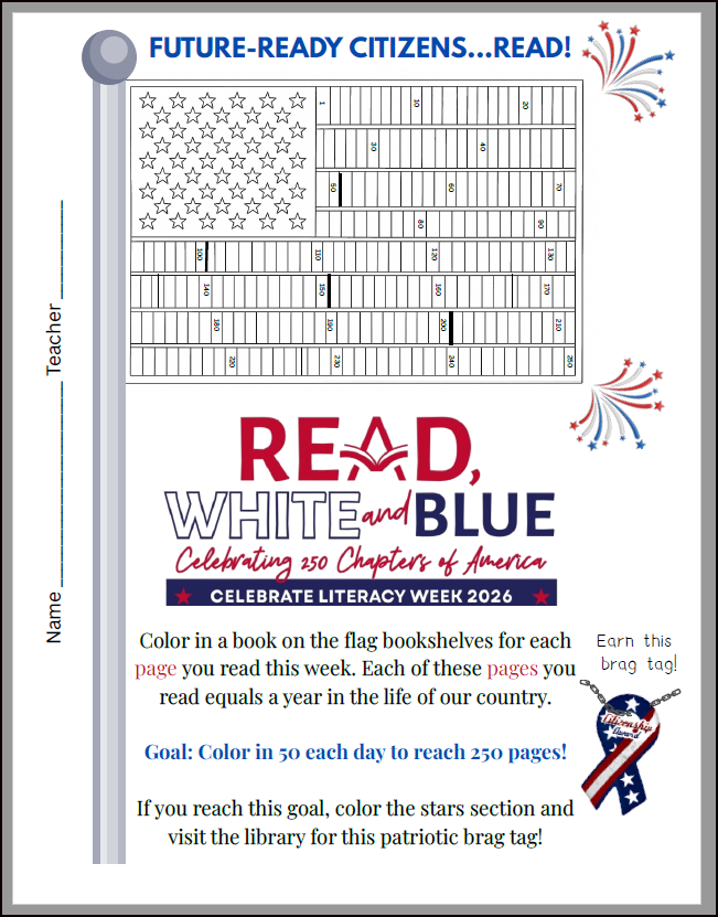 Celebrate Literacy - Activity Page