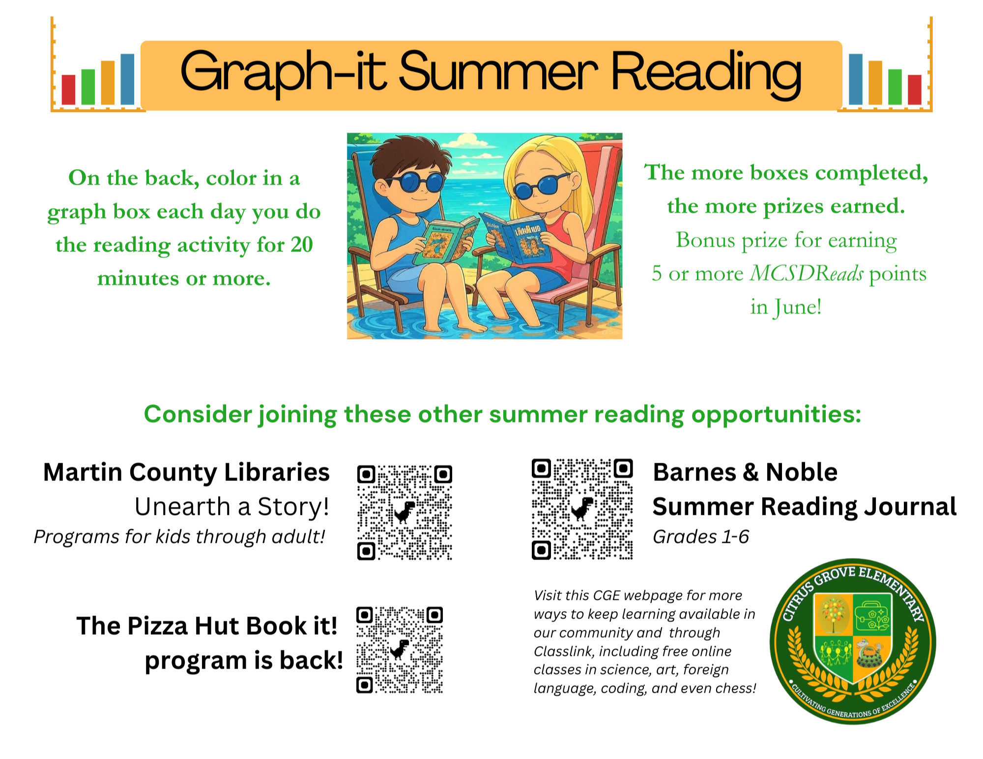Summer Reading front page
