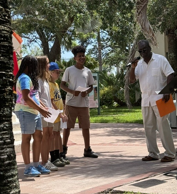 reenactment of the historic reading of the Emancipation Proclamation