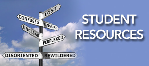 Clip Art Student Resource Sign