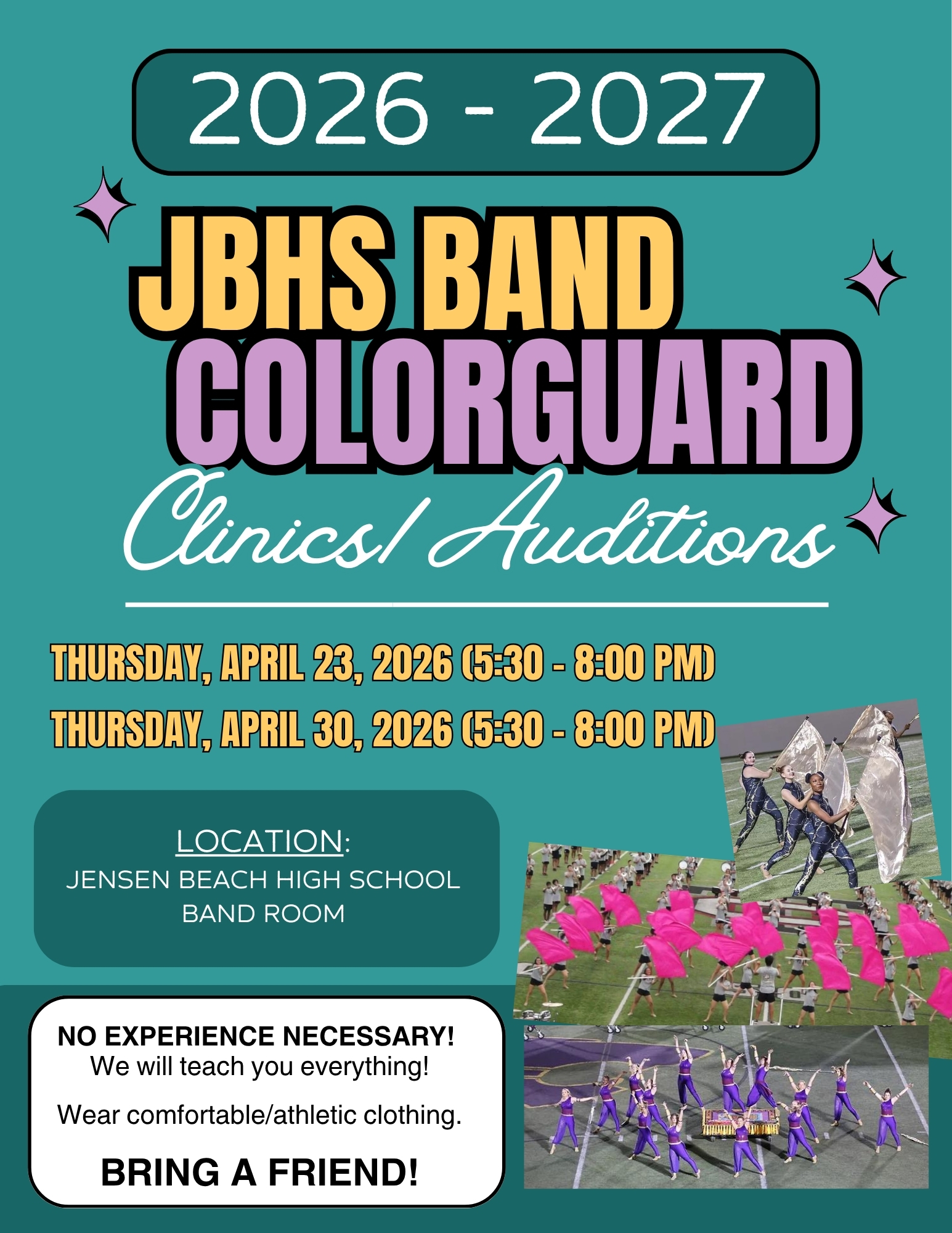 Color Guard Clinic Auditions
