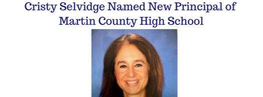 Ms. Cristy Selvidge Named New MCHS Principal