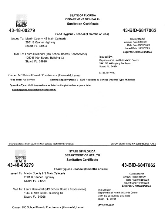 Operating Permit