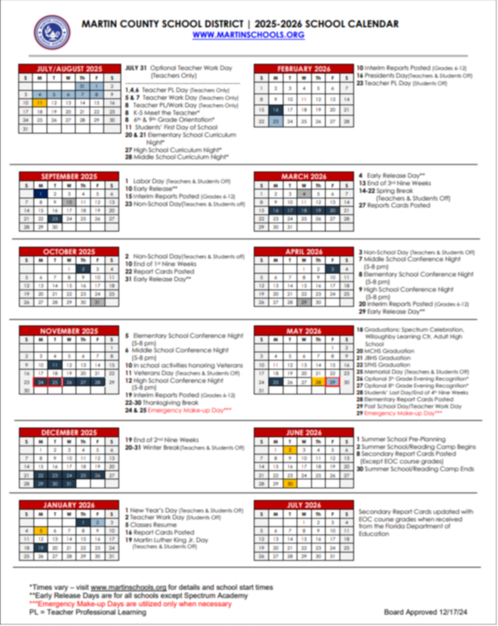 25-26 MCSD Calendar