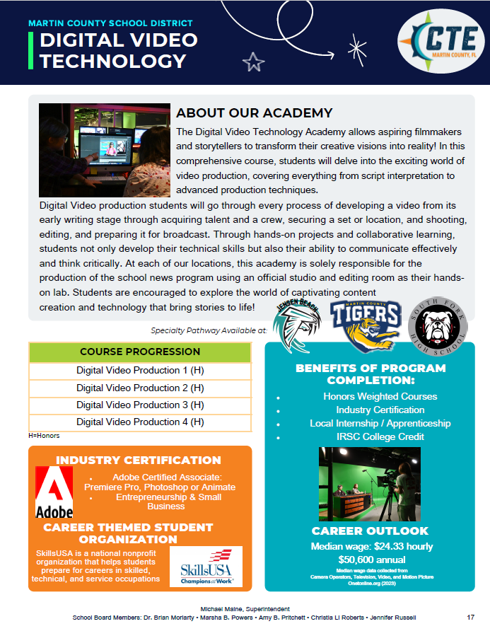 CTE Digital Video Photography