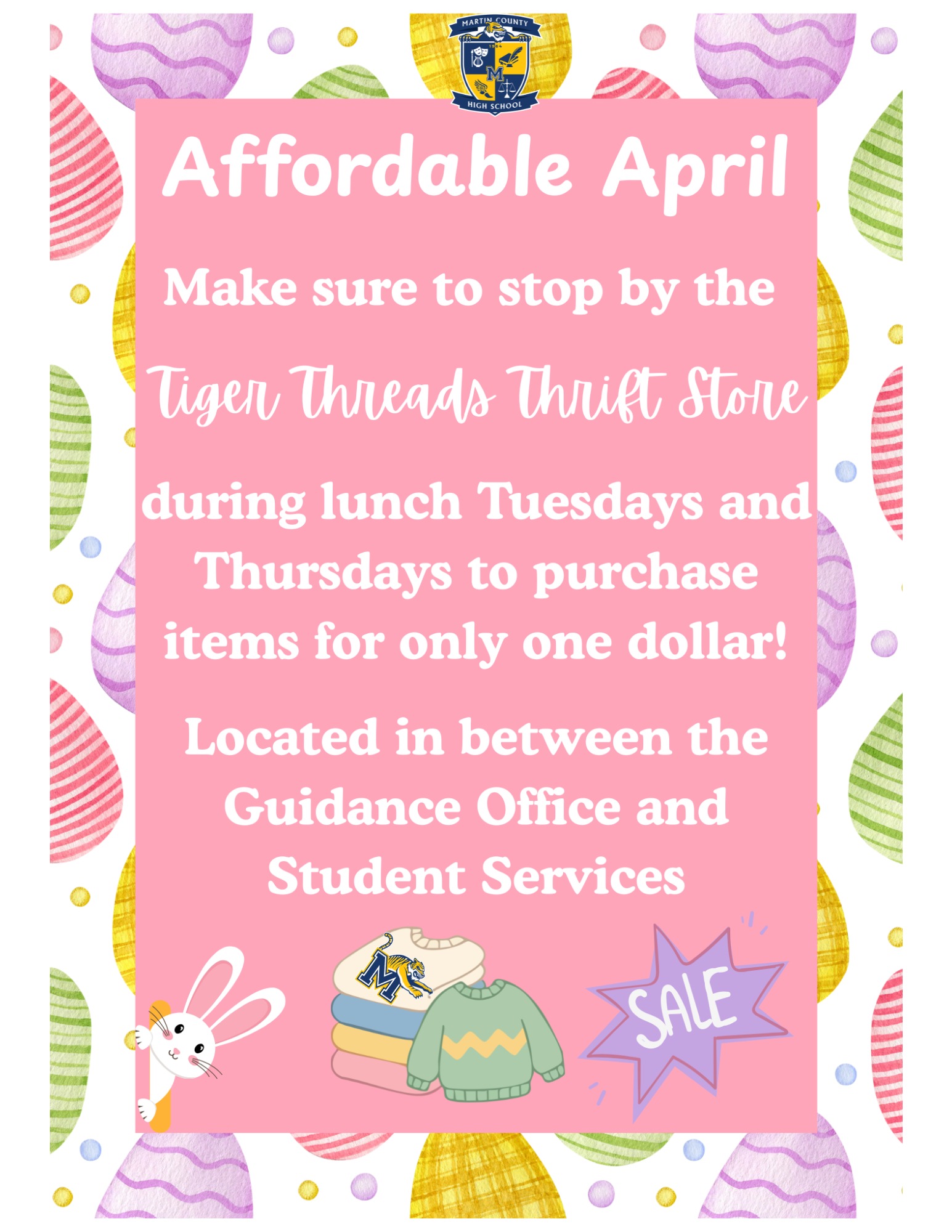 Abril a precios asequibles en la tienda de segunda mano Tiger Threads.