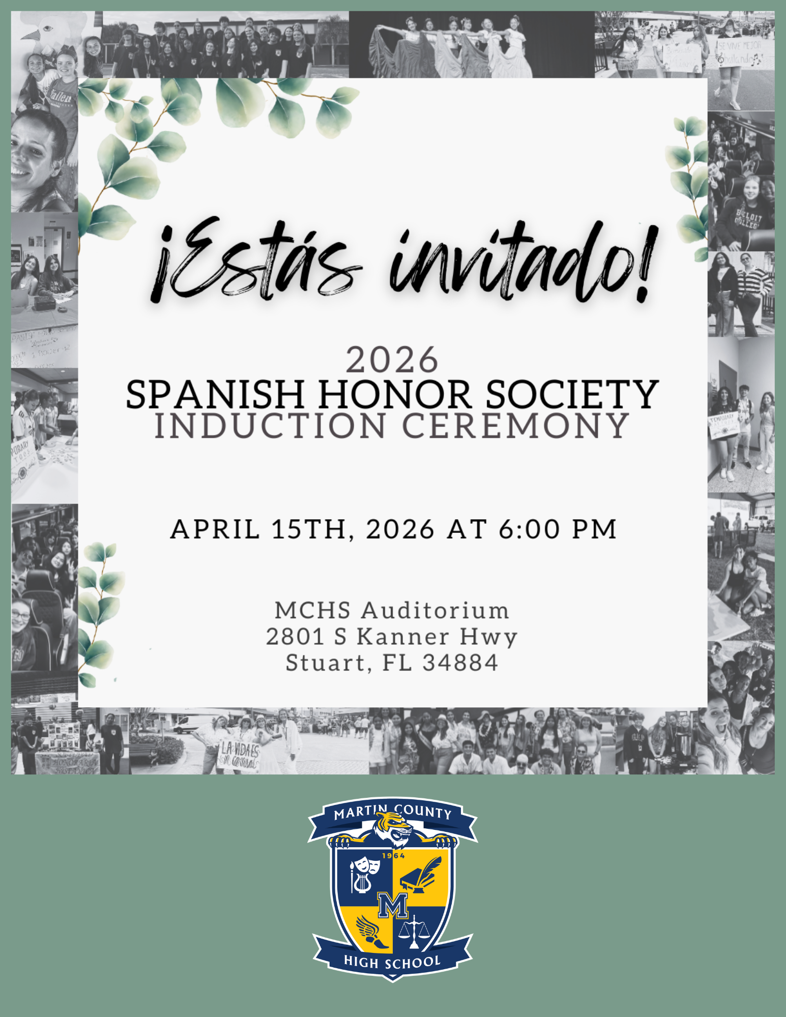 Ceremonia de juramentación de la Sociedad Nacional de Honor