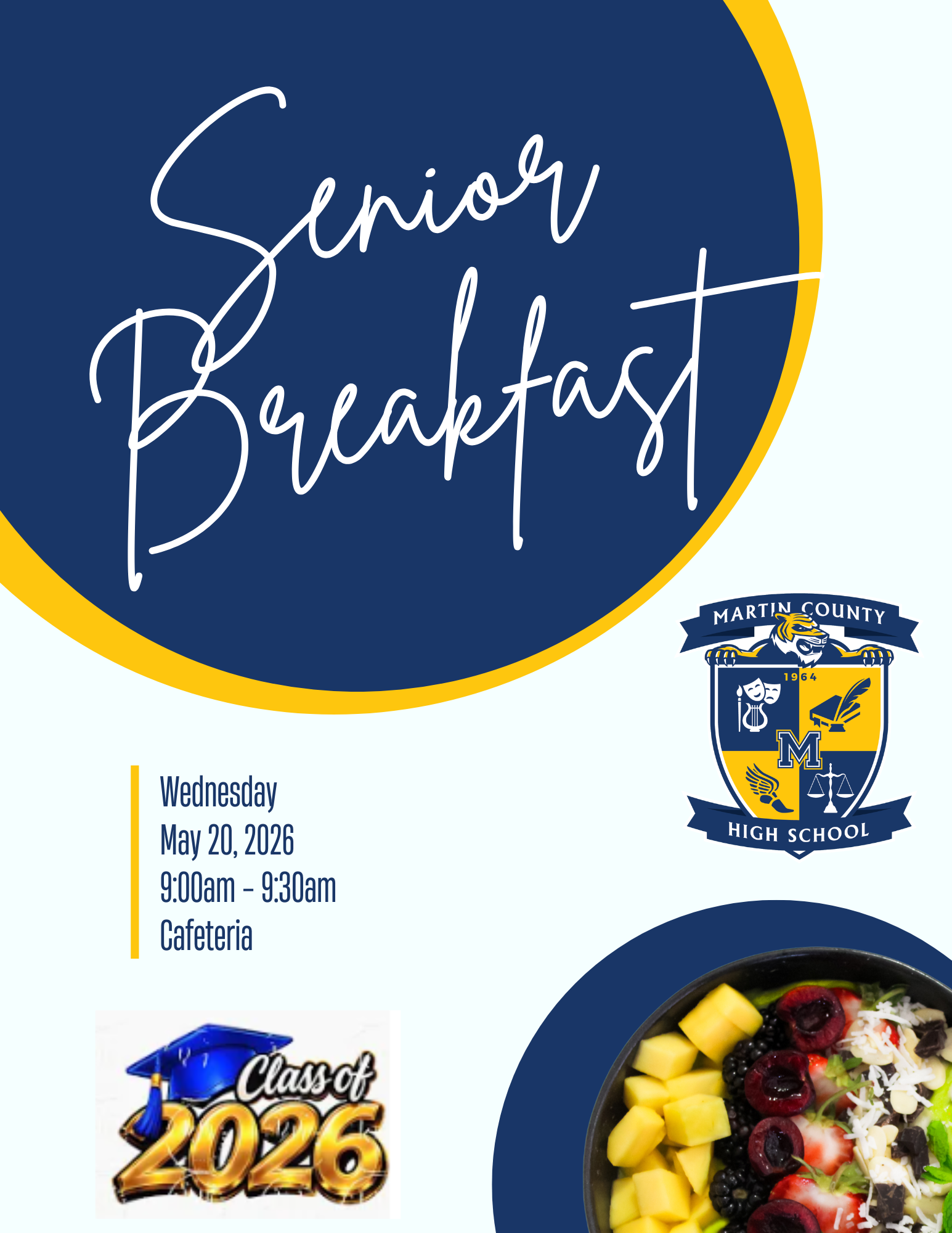 Class of 2026 Senior Breakfast