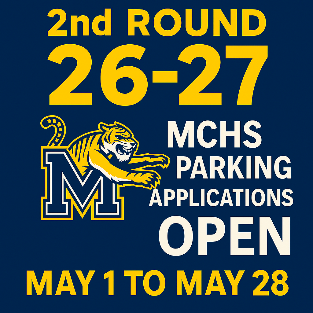 MCHS 26-27 2nd Round Parking Applications