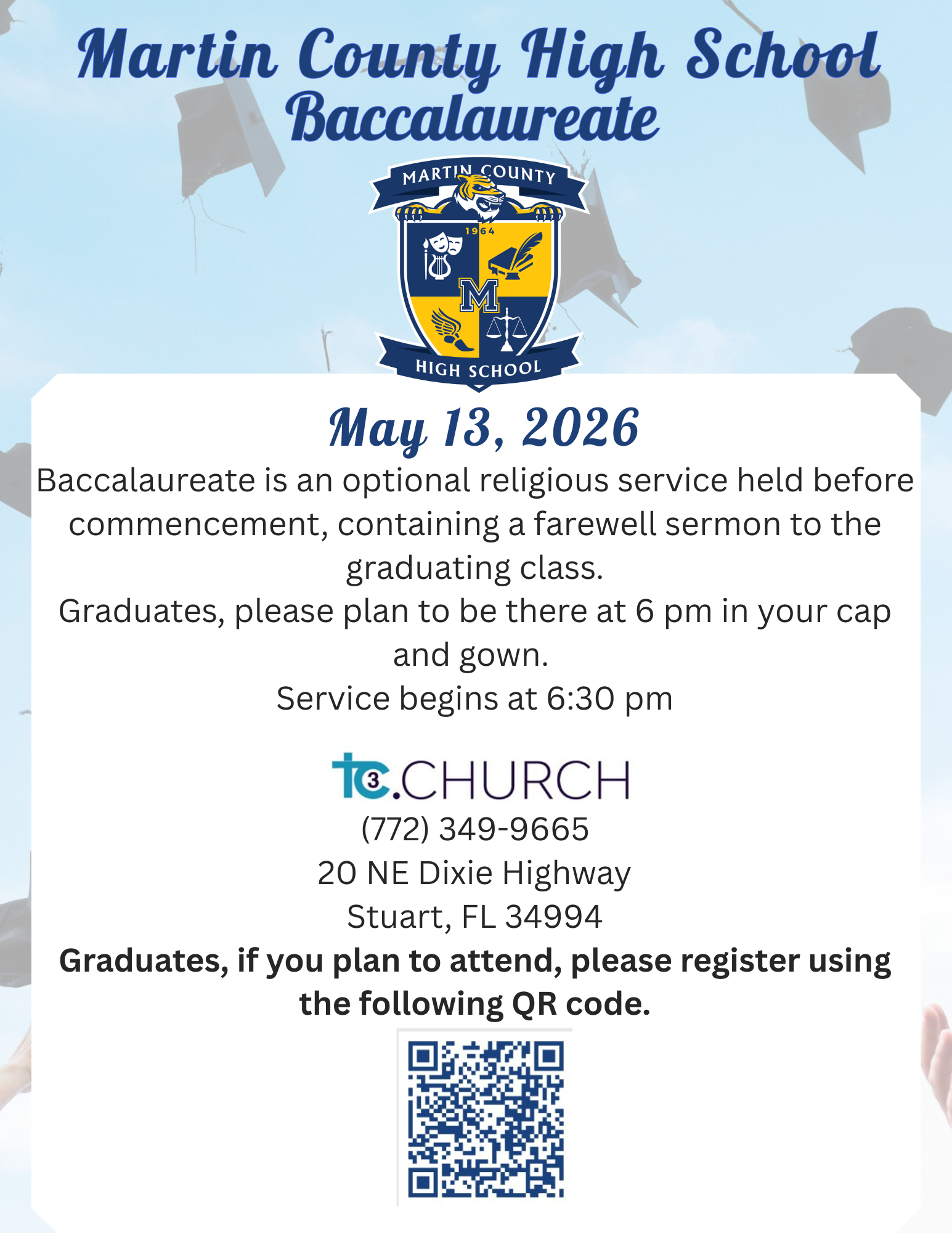 MCHS Class of 2026 Baccalaureate