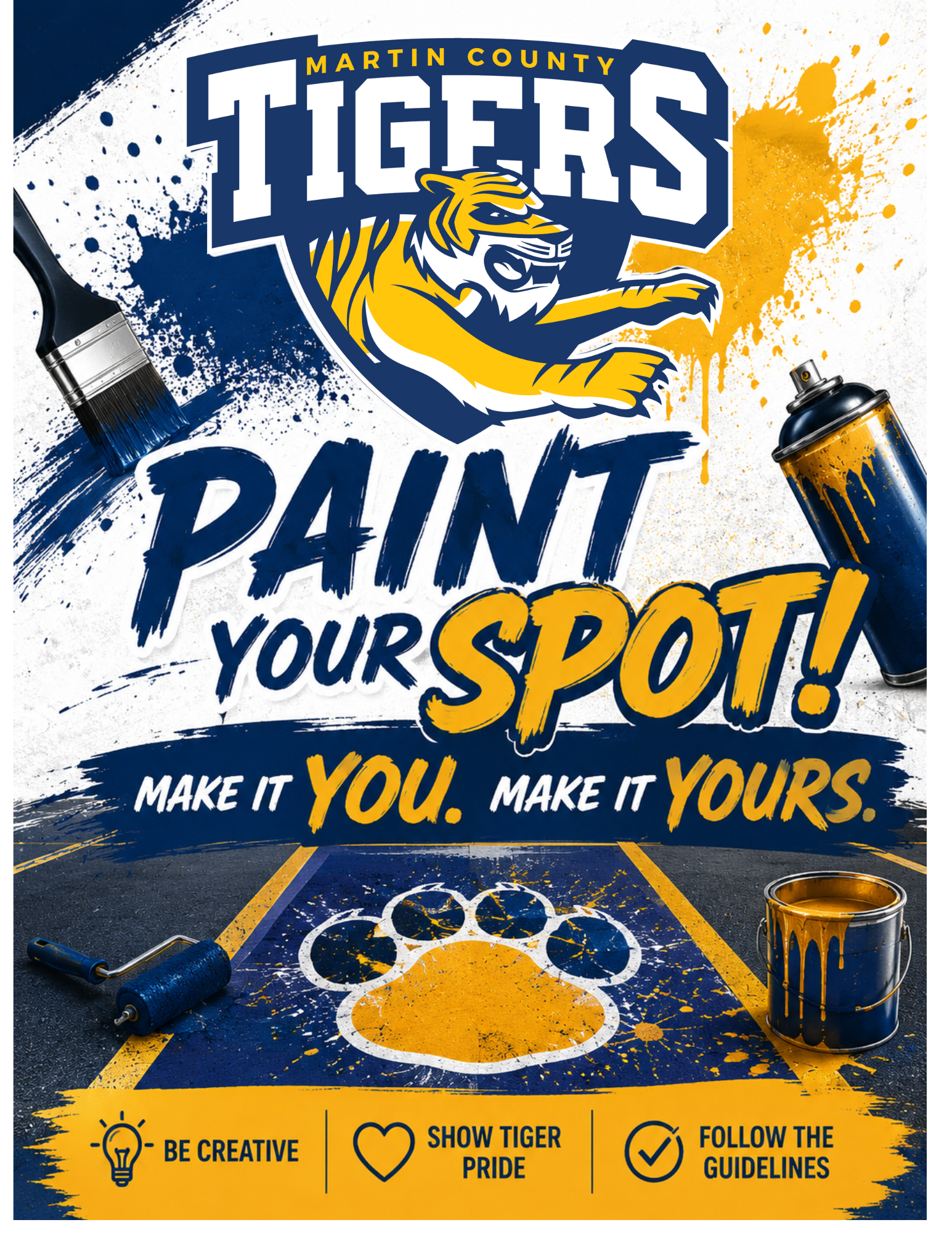 Senior Parking Spot Painting