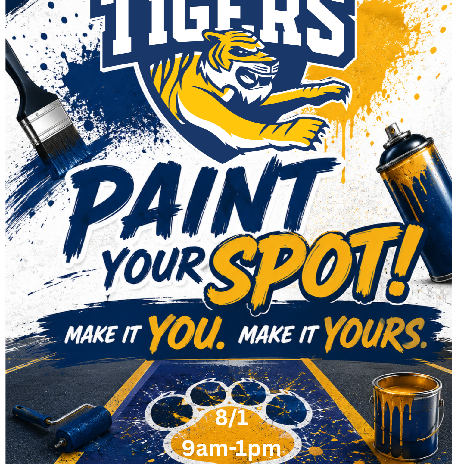 Senior Parking Spot Painting
