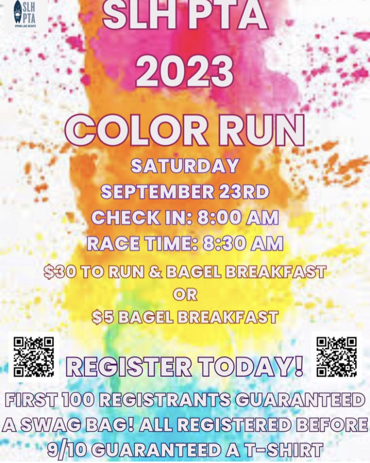 SLH PTA Color Run 2023