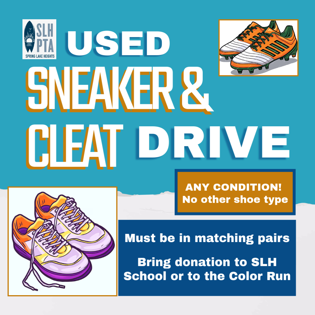 sneakers and cleat donations